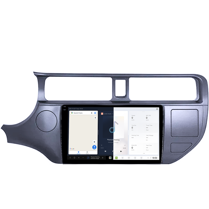 Navigatie dedicata Kia Rio 2011-2017, DUDU3, 4GB RAM 64GB ROM, Octacore, Platforma 8581, Android, Display QLED 9", DSP, Carplay&AndroidAuto [2]