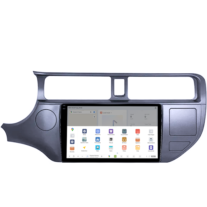 Navigatie dedicata Kia Rio 2011-2017, DUDU3, 4GB RAM 64GB ROM, Octacore, Platforma 8581, Android, Display QLED 9", DSP, Carplay&AndroidAuto [3]
