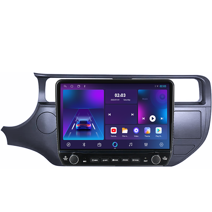 Navigatie dedicata Kia RIO 2011-2017 Tesla cu butoane rotative model 2024, 4GB RAM 64GB ROM, Procesor Quadcore, Android 14, Display QLED 10", DSP, Carplay&Android Auto [5]