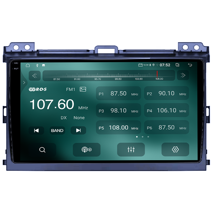 Navigatie dedicata Toyota Prado 2004-2009, 4GB RAM 64GB ROM, Octacore, Android 14, Display QLED 9", DSP, Carplay&Android Auto, SIM 4G, Ventilator Activ [3]