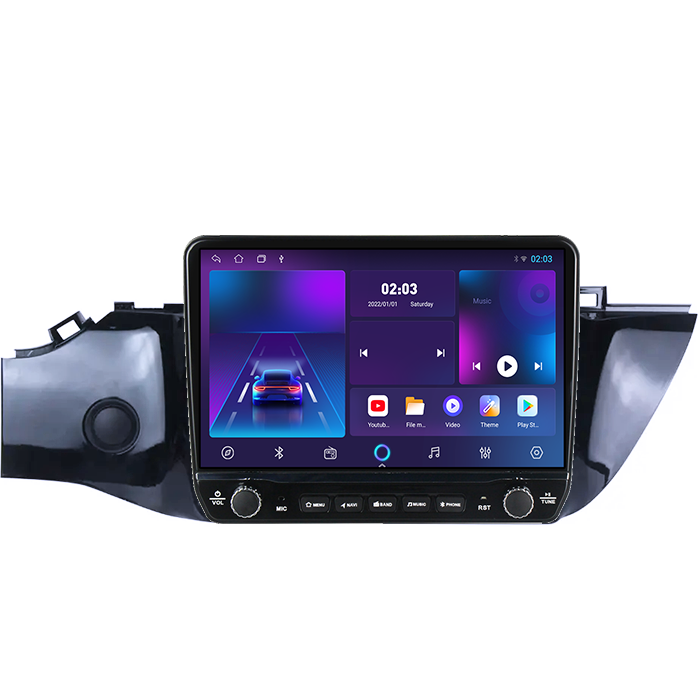 Navigatie dedicata Kia RIO 2016-2019 Tesla cu butoane rotative model 2024, 4GB RAM 64GB ROM, Procesor Quadcore, Android 14, Display QLED 10", DSP, Carplay&Android Auto [5]