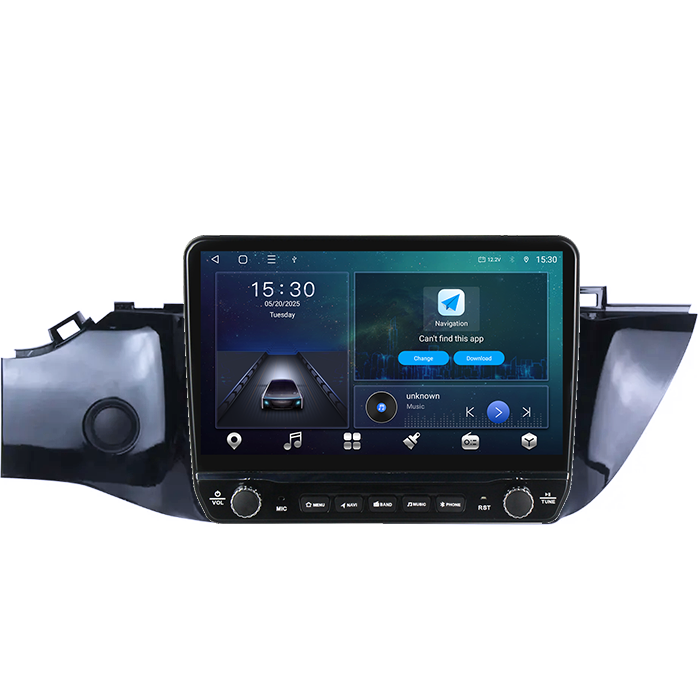 Navigatie dedicata Kia RIO 2016-2019 Tesla cu butoane rotative model 2024, 4GB RAM 64GB ROM, Procesor Quadcore, Android 14, Display QLED 10", DSP, Carplay&Android Auto [6]