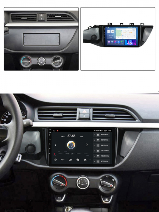 (Resigilata) Navigatie dedicata Kia Rio 2016-2019, 2GB RAM 32GB ROM, Quad Core, Display 9" IPS Full HD, Carplay, Android 13, Bluetooth, Magazin Play, Suport camere AHD [4]