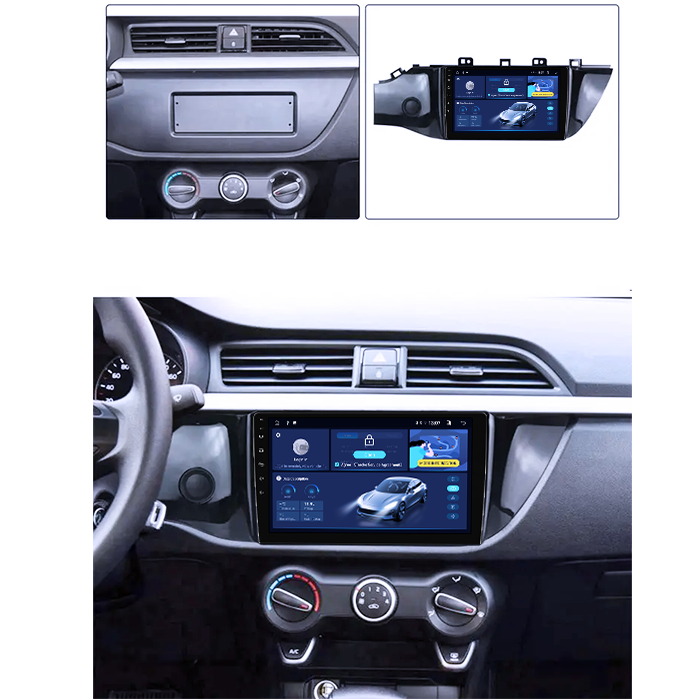 Navigatie dedicata Kia Rio 2016-2019, 4GB RAM 64GB ROM, Octacore, Android 14, Display QLED 1K 9", Carplay&Android Auto, SIM 4G, Ventilator Activ [5]