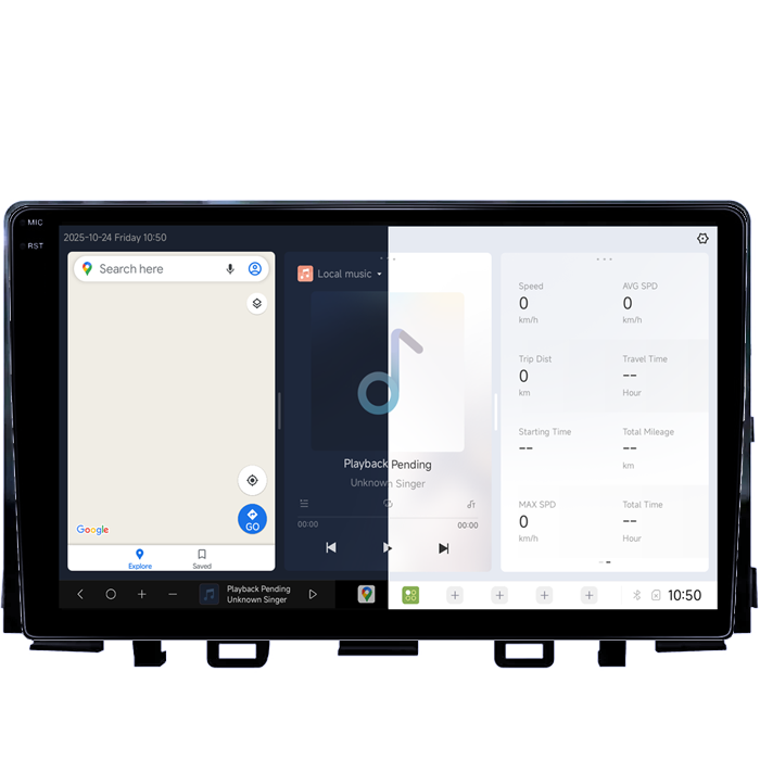 Navigatie dedicata Kia Rio 2017- 2019, DUDU3, 4GB RAM 64GB ROM, Octacore, Platforma 8581, Android, Display QLED 9", DSP, Carplay&AndroidAuto [2]