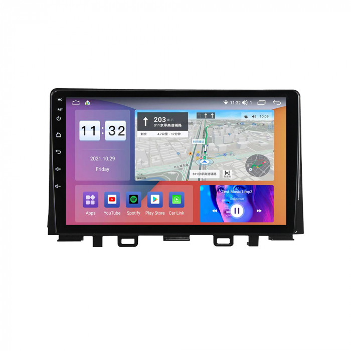 Navigatie dedicata KIA Rio 2017- 2019, 4GB RAM 32 ROM, Android 13, Display QLED, 9",DSP, Carplay, Android Auto, Internet, Youtube , Waze , WI-FI , USB , Bluetooth , Mirrorlink [2]