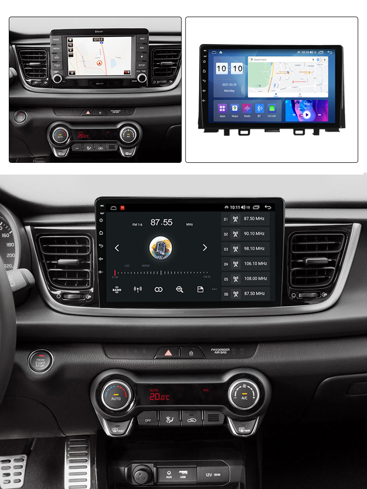 Navigatie dedicata KIA Rio 2017- 2019, 4GB RAM 64GB ROM, Quad Core, Display 9" QLED 1K, Carplay, Android 14, Bluetooth, Magazin Play, Suport Camere AHD [2]