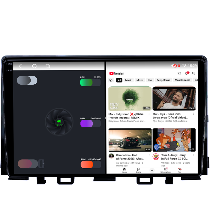 Navigatie dedicata KIA Rio 2017- 2019, 4GB RAM 64GB ROM, Procesor Qualcomm Octacore, Android 14, Rezolutie 2K, Display QLED 9", DSP, Carplay&Android Auto, SIM 4G [3]