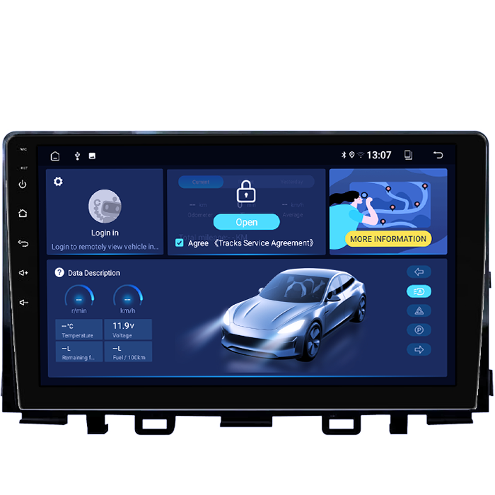 Navigatie dedicata KIA Rio 2017- 2019, 8GB RAM 128GB ROM, Octacore, Platforma TS18, Android 13, Display QLED 9”, Suporta camera 360º, DSP, Carplay&Android Auto, SIM 4G, Ventilator Activ [2]