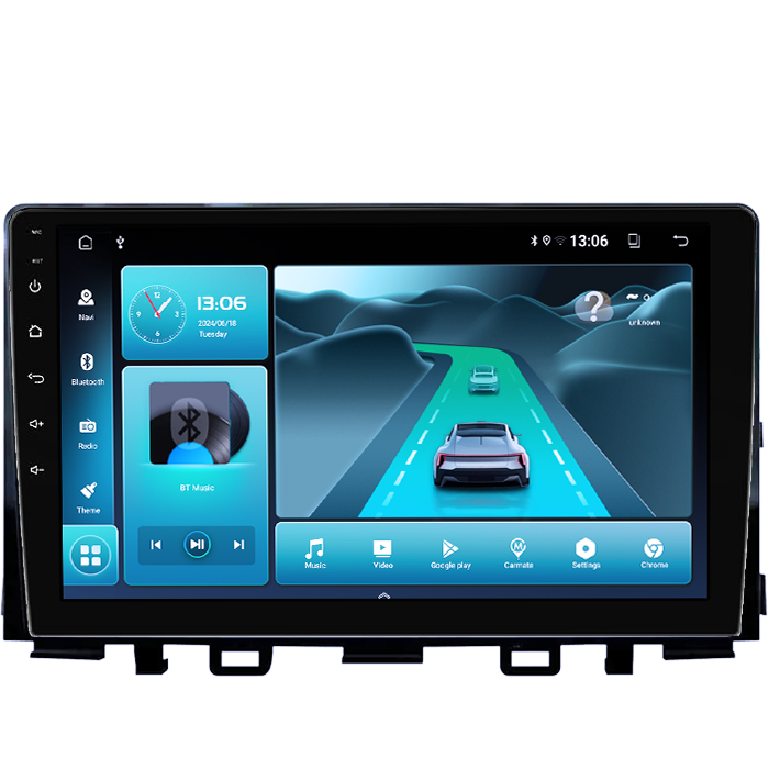 Navigatie dedicata KIA Rio 2017- 2019, 8GB RAM 128GB ROM, Octacore, Platforma TS18, Android 13, Display QLED 9”, Suporta camera 360º, DSP, Carplay&Android Auto, SIM 4G, Ventilator Activ [3]