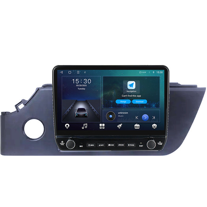 Navigatie dedicata Kia RIO 2020-2021 Tesla cu butoane rotative model 2024, 4GB RAM 64GB ROM, Procesor Quadcore, Android 14, Display QLED 10", DSP, Carplay&Android Auto [6]