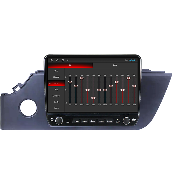 Navigatie dedicata Kia RIO 2020-2021 Tesla cu butoane rotative model 2024, 4GB RAM 64GB ROM, Procesor Quadcore, Android 14, Display QLED 10", DSP, Carplay&Android Auto [4]