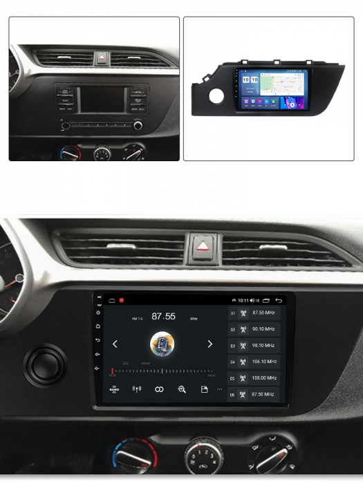 (Resigilata) Navigatie dedicata Kia Rio 2020-2021, 2GB RAM 32GB ROM, Quad Core, Display 9" IPS Full HD, Carplay, Android 13, Bluetooth, Magazin Play, Suport camere AHD [3]