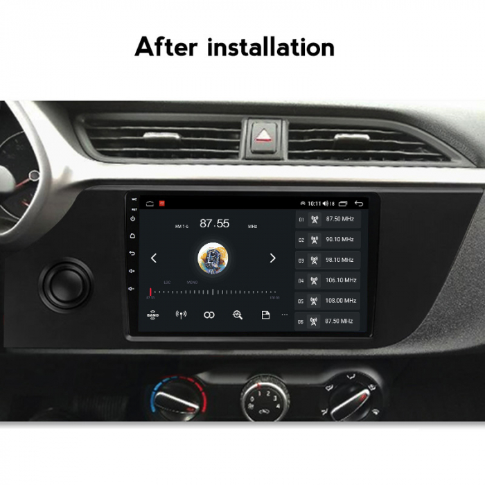 Navigatie dedicata Kia Rio 2020-2021, 4GB RAM 32 ROM, Android 13, Display QLED, 9",DSP, Carplay, Android Auto, Internet, Youtube , Waze , WI-FI , USB , Bluetooth , Mirrorlink [5]