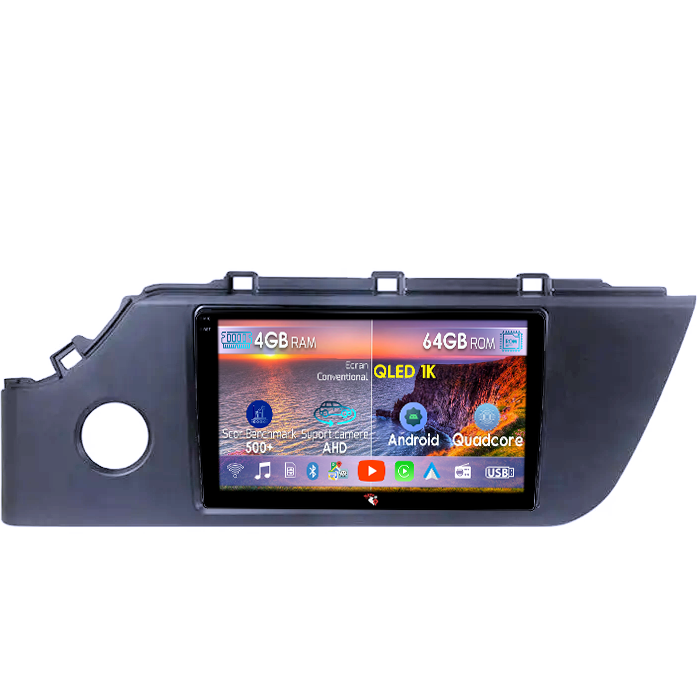 Navigatie dedicata Kia Rio 2020-2021, 4GB RAM 64GB ROM, Octacore, Android 14, Display QLED 1K 9", Carplay&Android Auto, SIM 4G, Ventilator Activ [1]