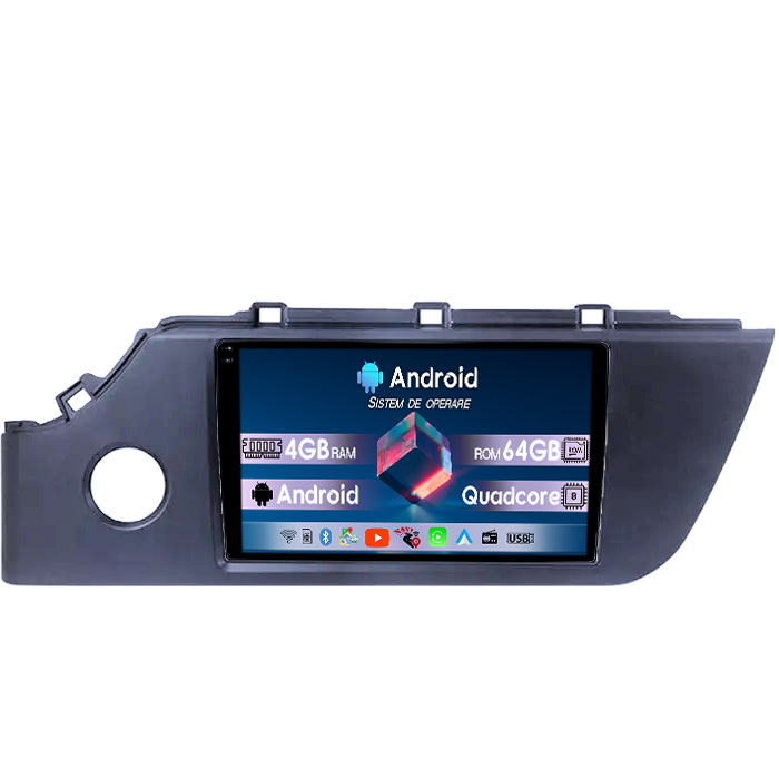 Navigatie dedicata Kia Rio 2020-2021, 4GB RAM 64GB ROM, Quad Core, Display 9" QLED 1K, Carplay, Android 14, Bluetooth, Magazin Play, Suport Camere AHD [1]