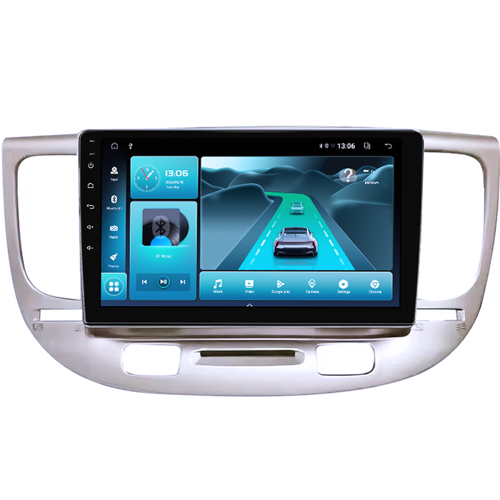 Navigatie dedicata Kia Rio2 2005-2011, 8GB RAM 128GB ROM, Octacore, Platforma TS18, Android 13, Display QLED 9”, Suporta camera 360º, DSP, Carplay&Android Auto, SIM 4G, Ventilator Activ [3]