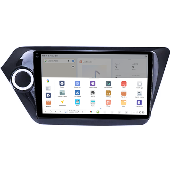 Navigatie dedicata Kia Rio 2011-2015, DUDU3, 4GB RAM 64GB ROM, Octacore, Platforma 8581, Android, Display QLED 9", DSP, Carplay&AndroidAuto [3]