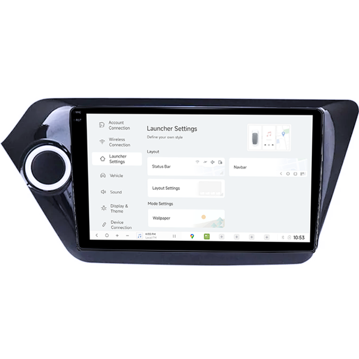 Navigatie dedicata Kia Rio 2011-2015, DUDU3, 4GB RAM 64GB ROM, Octacore, Platforma 8581, Android, Display QLED 9", DSP, Carplay&AndroidAuto [5]