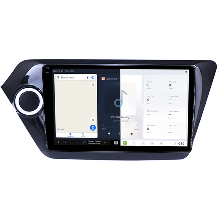 Navigatie dedicata Kia Rio 2011-2015, DUDU3, 4GB RAM 64GB ROM, Octacore, Platforma 8581, Android, Display QLED 9", DSP, Carplay&AndroidAuto [2]