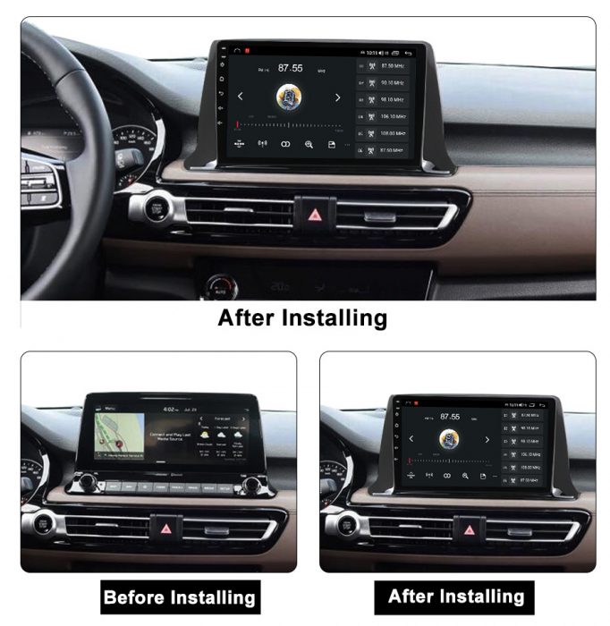 Navigatie dedicata KIA Seltos 2016-2020, 4GB RAM 32 ROM, Android 13, Display QLED, 10",DSP, Carplay, Android Auto, Internet, Youtube , Waze , WI-FI , USB , Bluetooth , Mirrorlink [5]