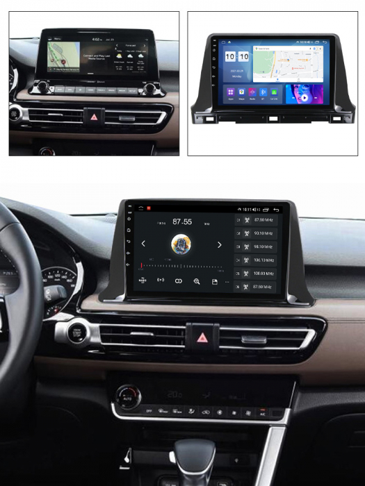 Navigatie dedicata KIA Seltos 2016-2020, 4GB RAM 32 ROM, Android 13, Display QLED, 10",DSP, Carplay, Android Auto, Internet, Youtube , Waze , WI-FI , USB , Bluetooth , Mirrorlink [7]