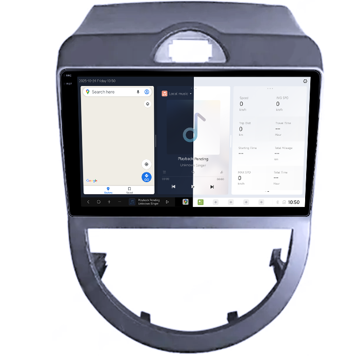 Navigatie dedicata Kia Soul 2010-2013, DUDU3, 4GB RAM 64GB ROM, Octacore, Platforma 8581, Android, Display QLED 9", DSP, Carplay&AndroidAuto [2]