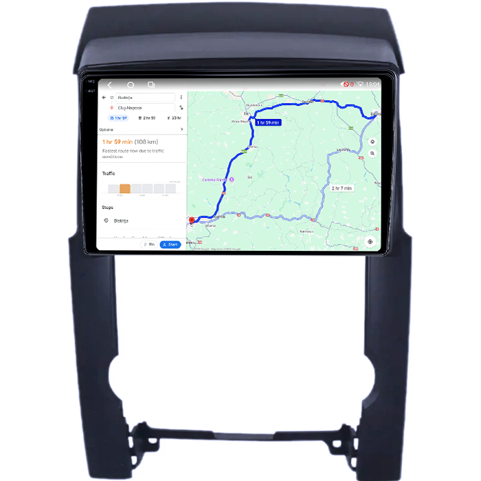 Navigatie dedicata Kia Sorento 2 2009-2012, 4GB RAM 64GB ROM, Octacore, Android 14, Display QLED 1K 9", Carplay&Android Auto, SIM 4G, Ventilator Activ [4]