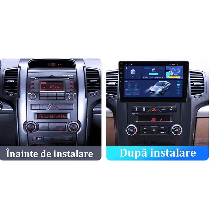 Navigatie dedicata Kia Sorento 2 2009-2012, 4GB RAM 64GB ROM, Octacore, Android 14, Display QLED 1K 9", Carplay&Android Auto, SIM 4G, Ventilator Activ [5]