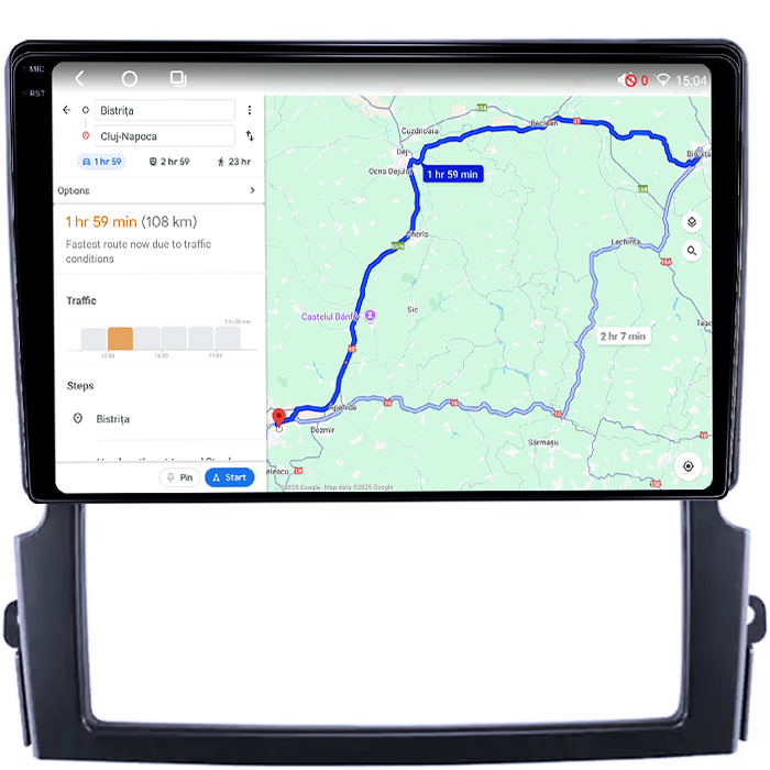 Navigatie dedicata Kia Sorento 2002-2011, 4GB RAM 64GB ROM, Octacore, Android 14, Display QLED 1K 9", Carplay&Android Auto, SIM 4G, Ventilator Activ [4]