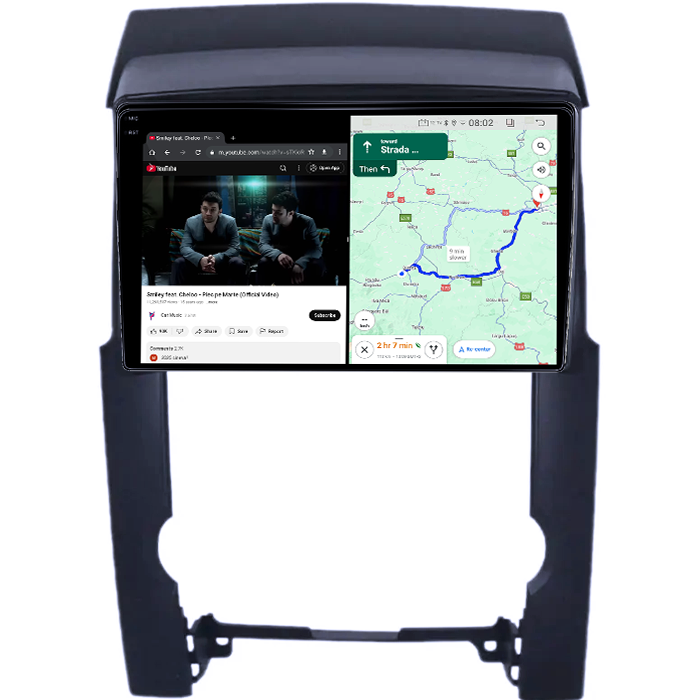 Navigatie dedicata KIA Sorento 2009-2012, 4GB RAM 64GB ROM, Quad Core, Display 10" QLED  Carplay, Android 14, Bluetooth, Magazin Play, Suport Camere AHD [4]