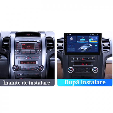 Navigatie dedicata KIA Sorento 2009-2012, 4GB RAM 64GB ROM, Quad Core, Display 10" QLED 1K, Carplay, Android 14, Bluetooth, Magazin Play, Suport Camere AHD [2]