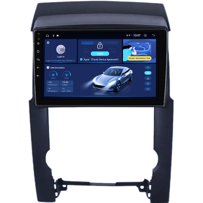 Navigatie dedicata KIA Sorento 2009-2012, 8GB RAM 128GB ROM, Octacore, Platforma TS18, Android 13, Display QLED 10”, Suporta camera 360º, DSP, Carplay&Android Auto, SIM 4G, Ventilator Activ [2]
