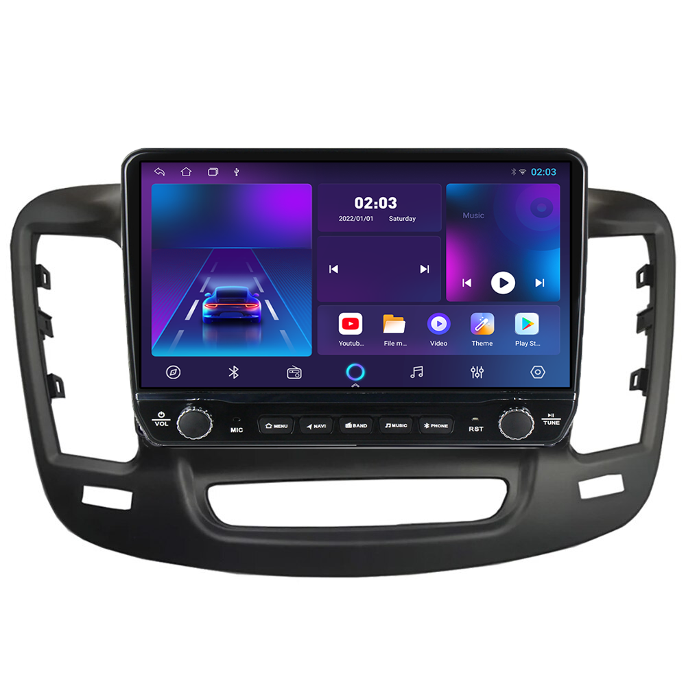 Navigatie dedicata Chrysler 200 Tesla Cu Butoane Rotative Model 2024, ANDROID 13, 10 inch , 8+128GB, Internet, Aplicatii, Waze, GPS [2]