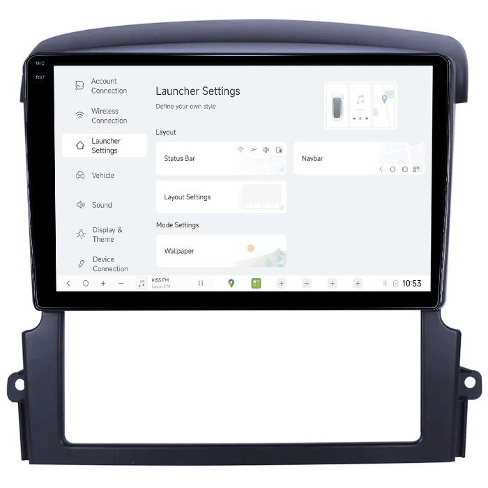 Navigatie dedicata Kia Sorento 2002-2011, DUDU3, 4GB RAM 64GB ROM, Octacore, Platforma 8581, Android, Display QLED 9", DSP, Carplay&AndroidAuto [5]
