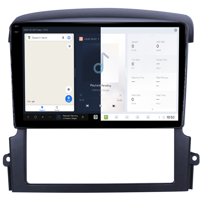 Navigatie dedicata Kia Sorento 2002-2011, DUDU3, 4GB RAM 64GB ROM, Octacore, Platforma 8581, Android, Display QLED 9", DSP, Carplay&AndroidAuto [2]