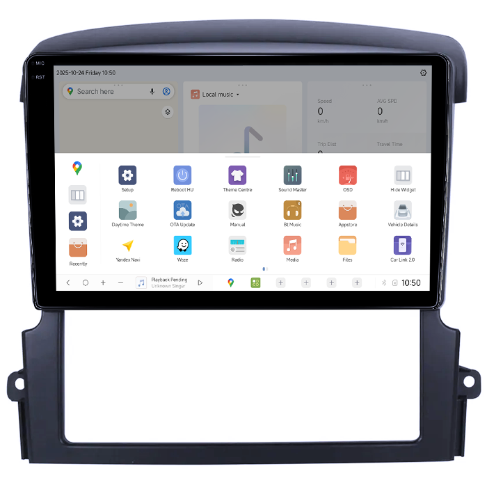 Navigatie dedicata Kia Sorento 2002-2011, DUDU3, 4GB RAM 64GB ROM, Octacore, Platforma 8581, Android, Display QLED 9", DSP, Carplay&AndroidAuto [3]