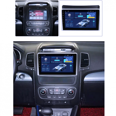 Navigatie dedicata Kia Sorento 2013-2014, 4GB RAM 64GB ROM, Quad Core, Display 9" QLED 1K, Carplay, Android 14, Bluetooth, Magazin Play, Suport Camere AHD [3]