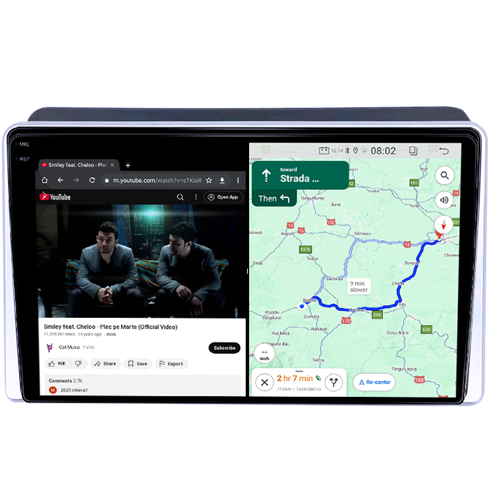 Navigatie dedicata Kia Sorento 2013-2014, 4GB RAM 64GB ROM, Quad Core, Display 9" QLED 1K, Carplay, Android 14, Bluetooth, Magazin Play, Suport Camere AHD [7]