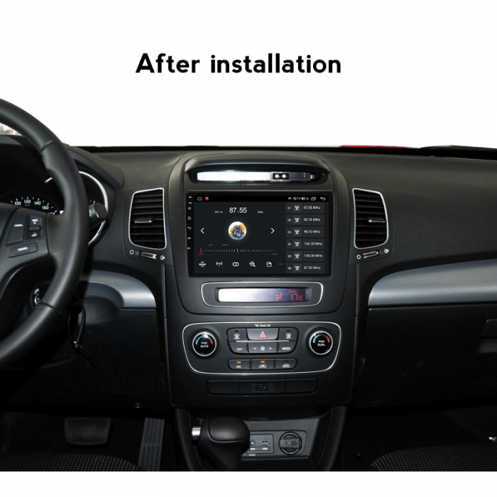 Navigatie dedicata Kia Sorento 2013-2015, 4GB RAM 32 ROM, Android 13, Display QLED, 9",DSP, Carplay, Android Auto, Internet, Youtube , Waze , WI-FI , USB , Bluetooth , Mirrorlink [6]