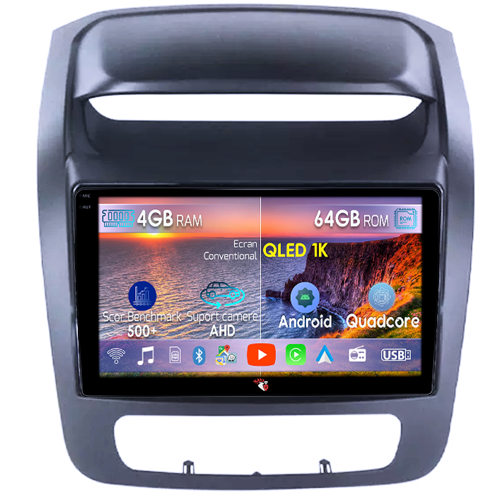 Navigatie dedicata Kia Sorento 2013-2015, 4GB RAM 64GB ROM, Octacore, Android 14, Display QLED 1K 9", Carplay&Android Auto, SIM 4G, Ventilator Activ [1]