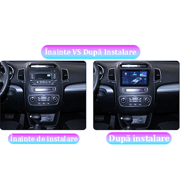 Navigatie dedicata Kia Sorento 2013-2015, 8GB RAM 128GB ROM, Octacore, Platforma TS18, Android 13, Display QLED 9”, Suporta camera 360º, DSP, Carplay&Android Auto, SIM 4G, Ventilator Activ [5]