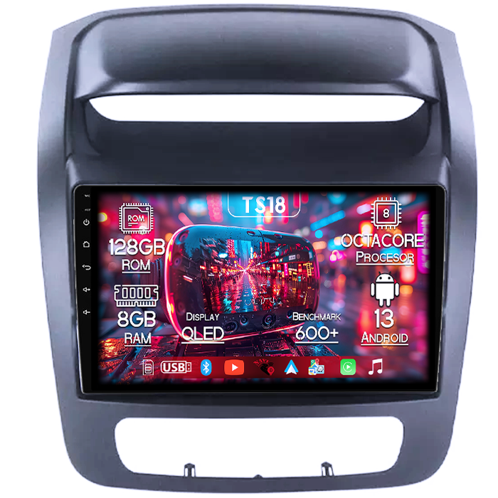 Navigatie dedicata Kia Sorento 2013-2015, 8GB RAM 128GB ROM, Octacore, Platforma TS18, Android 13, Display QLED 9”, Suporta camera 360º, DSP, Carplay&Android Auto, SIM 4G, Ventilator Activ [1]