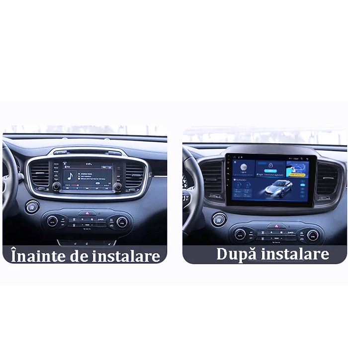 Navigatie dedicata KIA Sorento 2014-2017, 4GB RAM 64GB ROM, Octacore, Android 14, Display QLED 1K 10", Carplay&Android Auto, SIM 4G, Ventilator Activ [5]