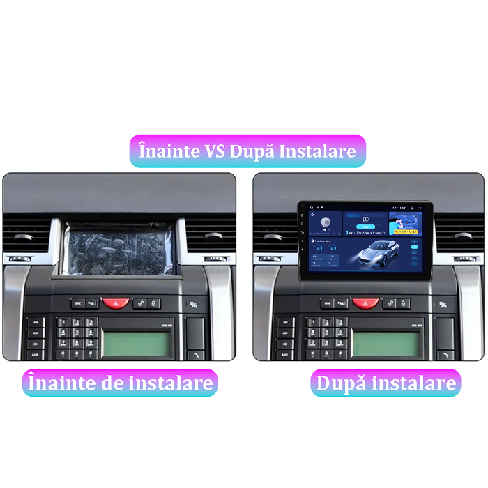 Navigatie dedicata Land Rover /Range Rover Sport 2005-2010, 12GB RAM 256GB ROM, Android 14, Rezolutie 2K, Display QLED, 9", DSP, Carplay, Android Auto, Internet, Youtube, Waze, Wi Fi, USB [5]