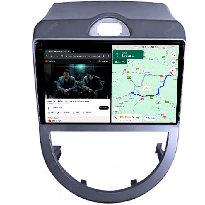 Navigatie dedicata Kia Soul 2008-2011, 4GB RAM 64GB ROM, Quad Core, Display 9" QLED 1K, Carplay, Android 14, Bluetooth, Magazin Play, Suport Camere AHD [5]