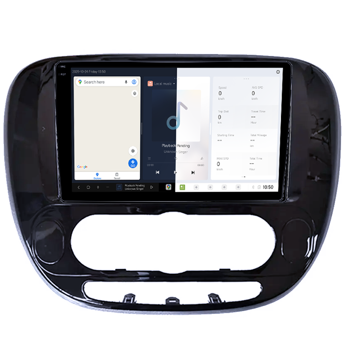 Navigatie dedicata Kia Soul 2013-2019, DUDU3, 4GB RAM 64GB ROM, Octacore, Platforma 8581, Android, Display QLED 9", DSP, Carplay&AndroidAuto [2]