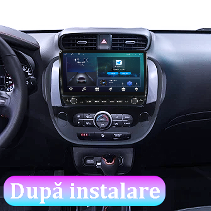 Navigatie dedicata Kia Soul 2013-2019 Tesla cu butoane rotative model 2024, 4GB RAM 64GB ROM, Procesor Quadcore, Android 14, Display QLED 10", DSP, Carplay&Android Auto [7]