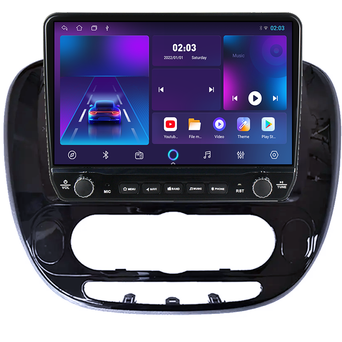 Navigatie dedicata Kia Soul 2013-2019 Tesla cu butoane rotative model 2024, 4GB RAM 64GB ROM, Procesor Quadcore, Android 14, Display QLED 10", DSP, Carplay&Android Auto [5]