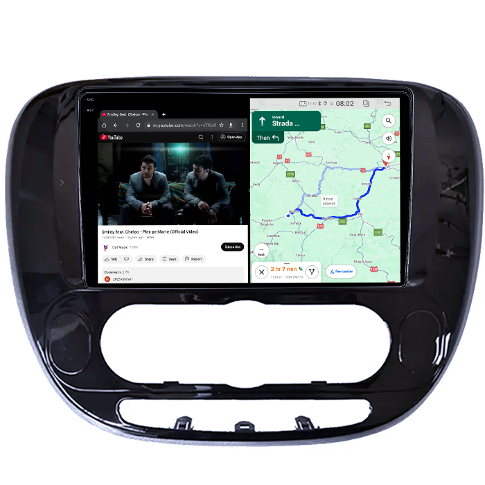 Navigatie dedicata Kia Soul 2013-2019, 4GB RAM 64GB ROM, Quad Core, Display 9" QLED 1K, Carplay, Android 14, Bluetooth, Magazin Play, Suport Camere AHD [6]